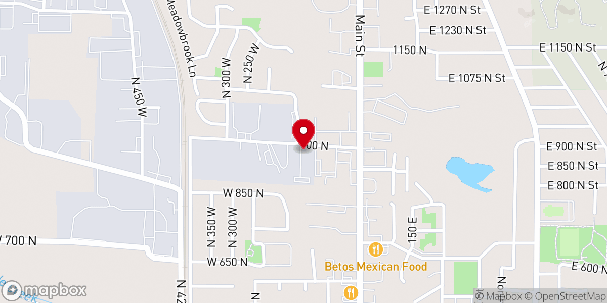Map showing location of Hobble Creek Baptist Church