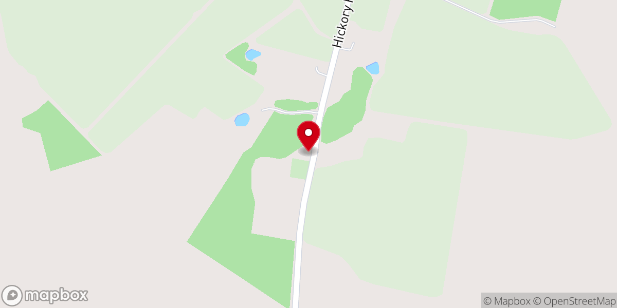 Map showing location of Shady Grove Church