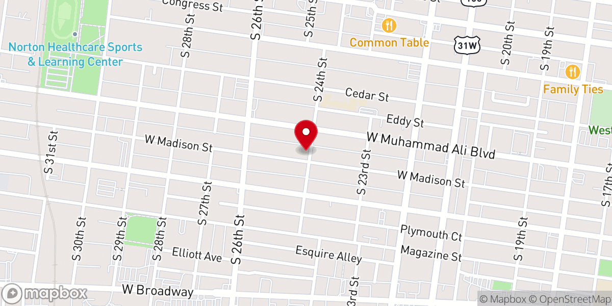 Map showing location of Church of the Living God