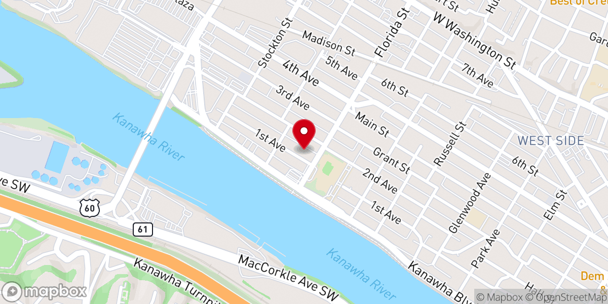 Map showing location of New Covenant Missionary Baptist Church