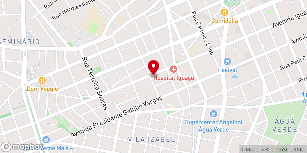 Map showing location of Igreja do Santíssimo Sacramento