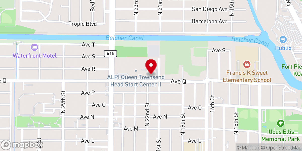 Map showing location of One Lord One Faith Christian Ministries Inc