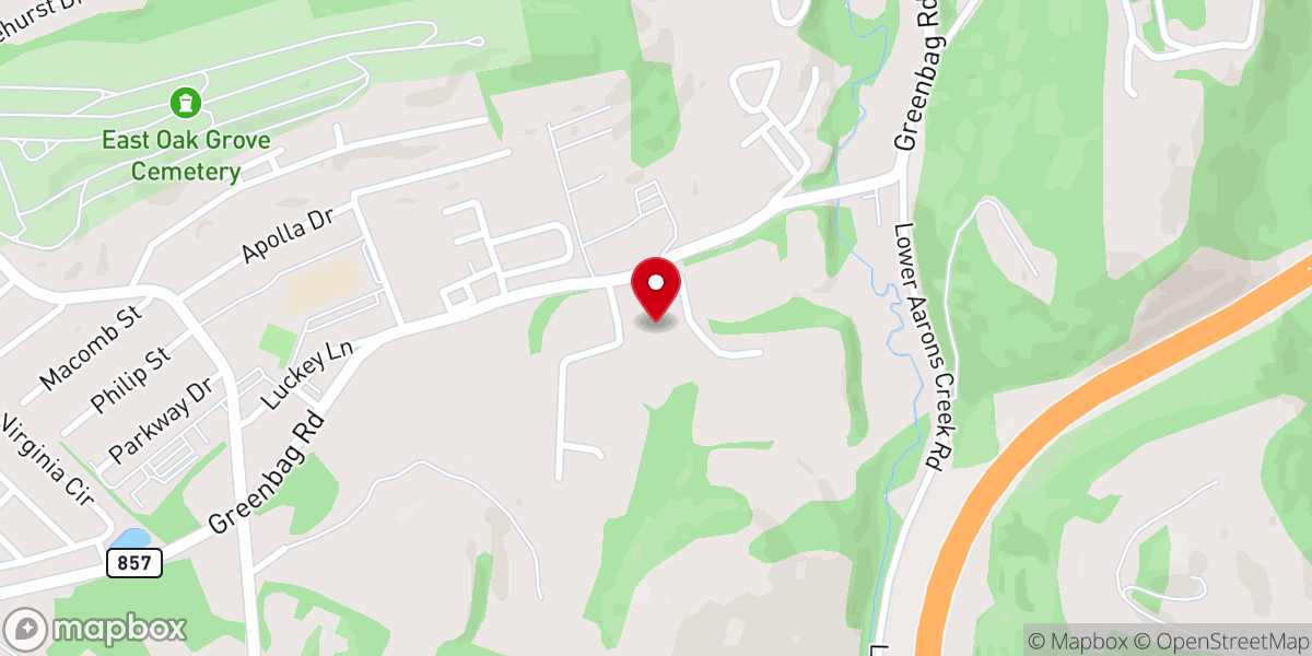Map showing location of Harvest Family Worship Center