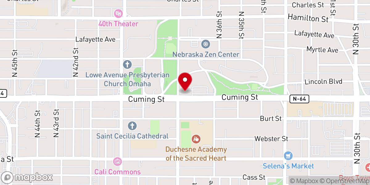 Map showing location of Saints of Salvation Ministries Inc