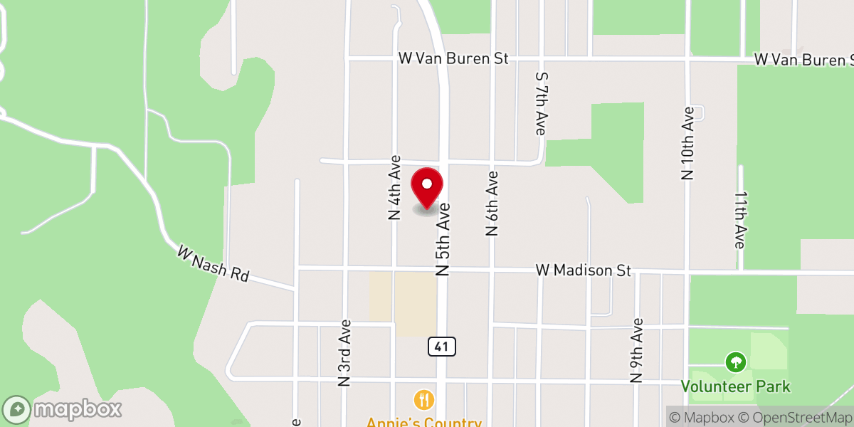 Map showing location of Spirit Lake Seventh-day Adventist Church