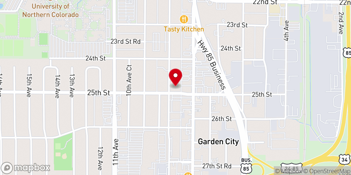 Map showing location of El Refugio Church