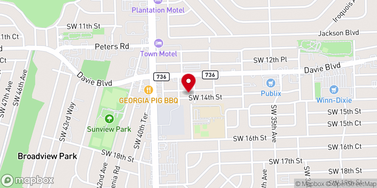Map showing location of El Tabernaculo De Cristo