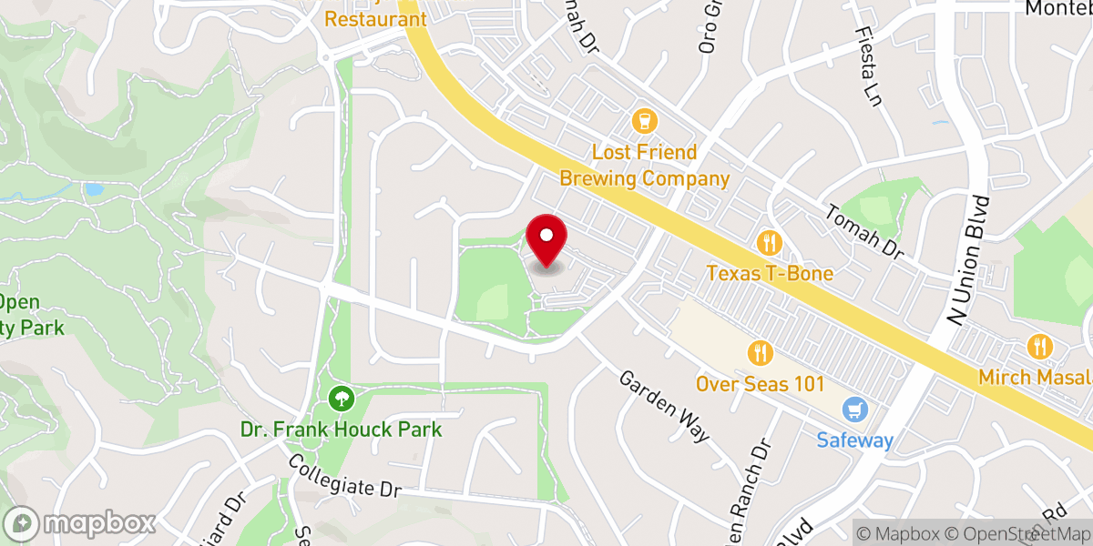 Map showing location of Revelation Church