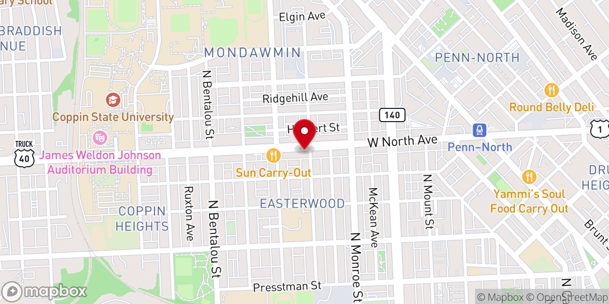 Map showing location of Christian Memorial Church