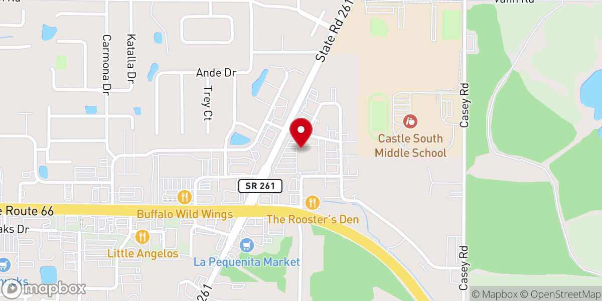 Map showing location of Living Word Christian Church