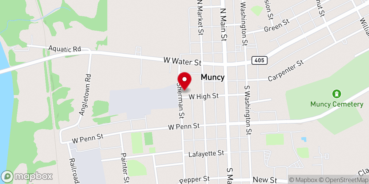 Map showing location of Vineyard Community Activity Center