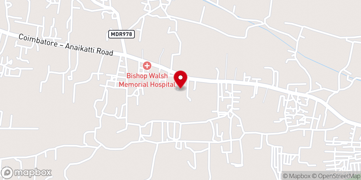 Map showing location of St.Thomas Chapel