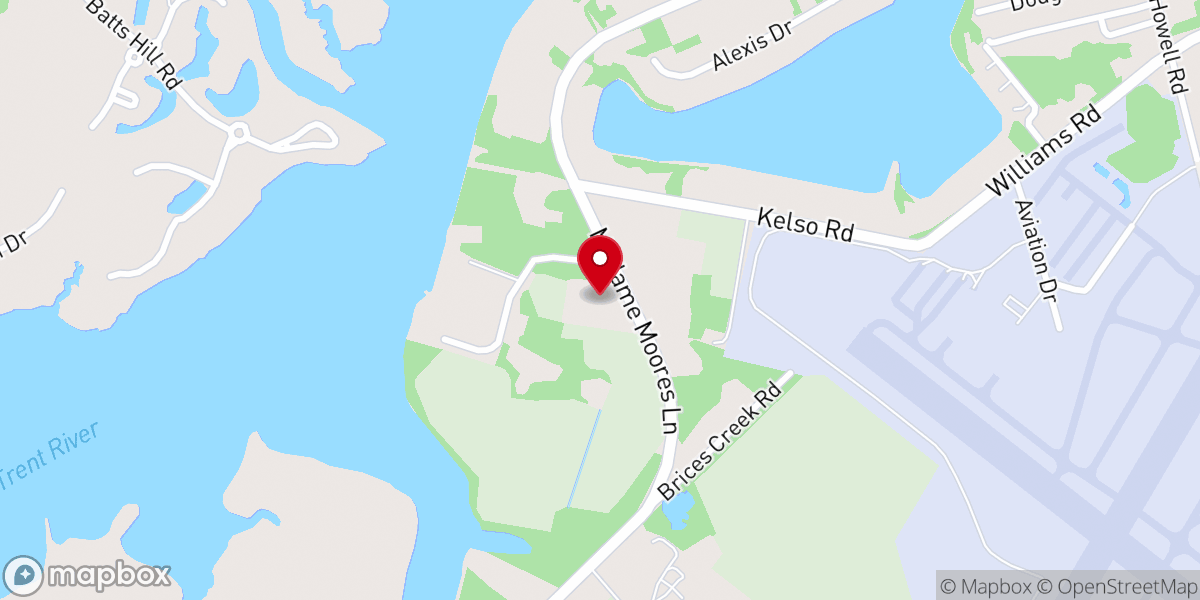 Map showing location of Village Chapel Presbyterian