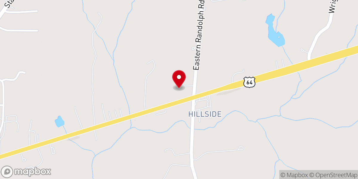 Map showing location of Bible Truth Church