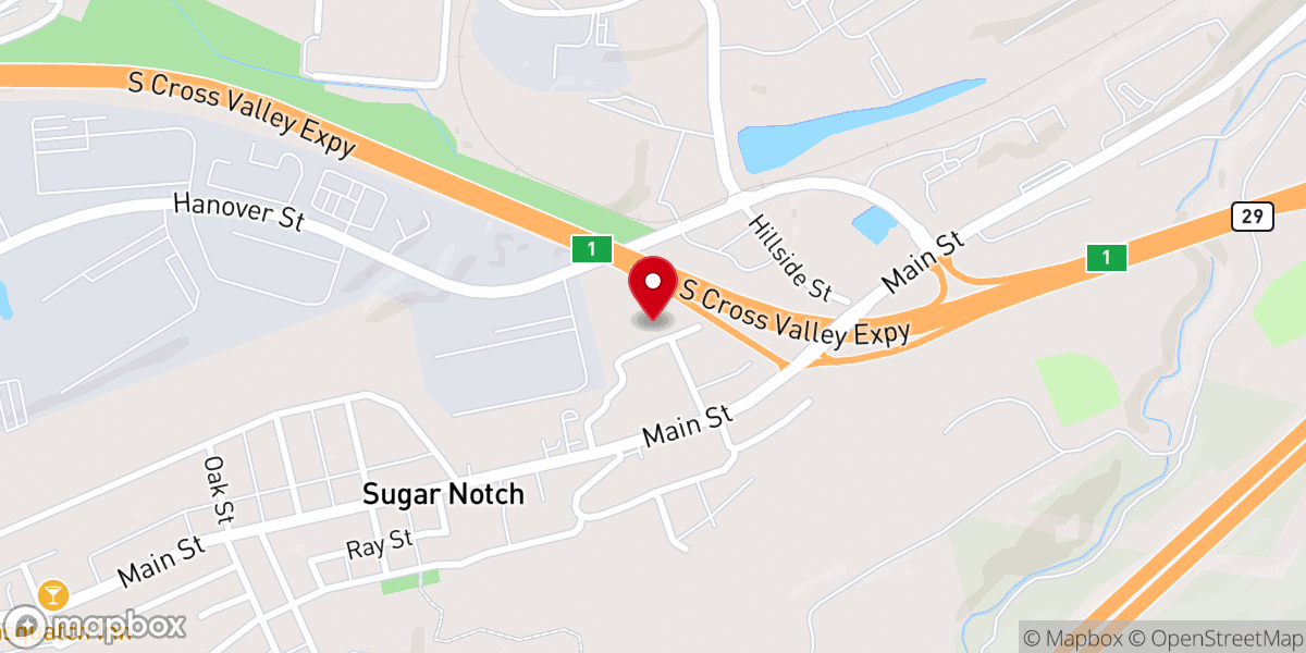 Map showing location of Wilkes-Barre Church of Christ