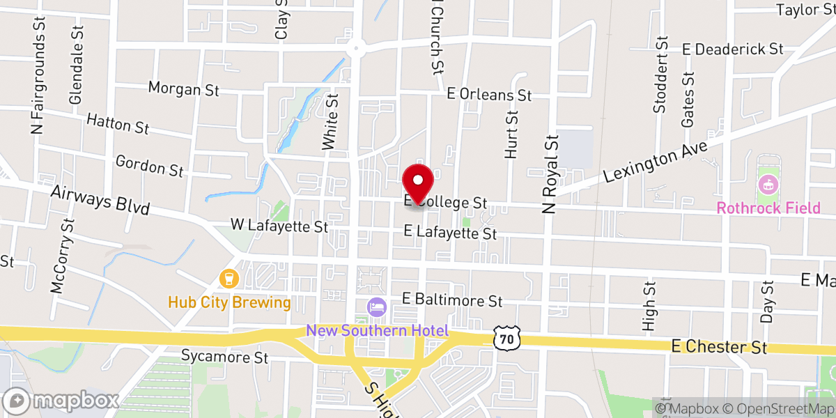 Map showing location of The Stella Venue & Events