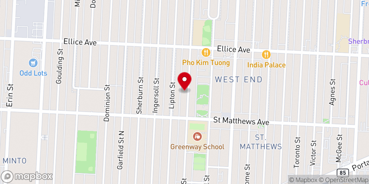 Map showing location of Iglesia Pentecostal Triunfantes en Cristo