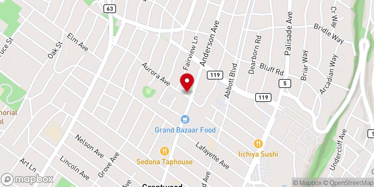 Map showing location of Lighthouse Korean Baptist Church of NJ-SBC(뉴저지 등대 한인 침례교회-남침례회)