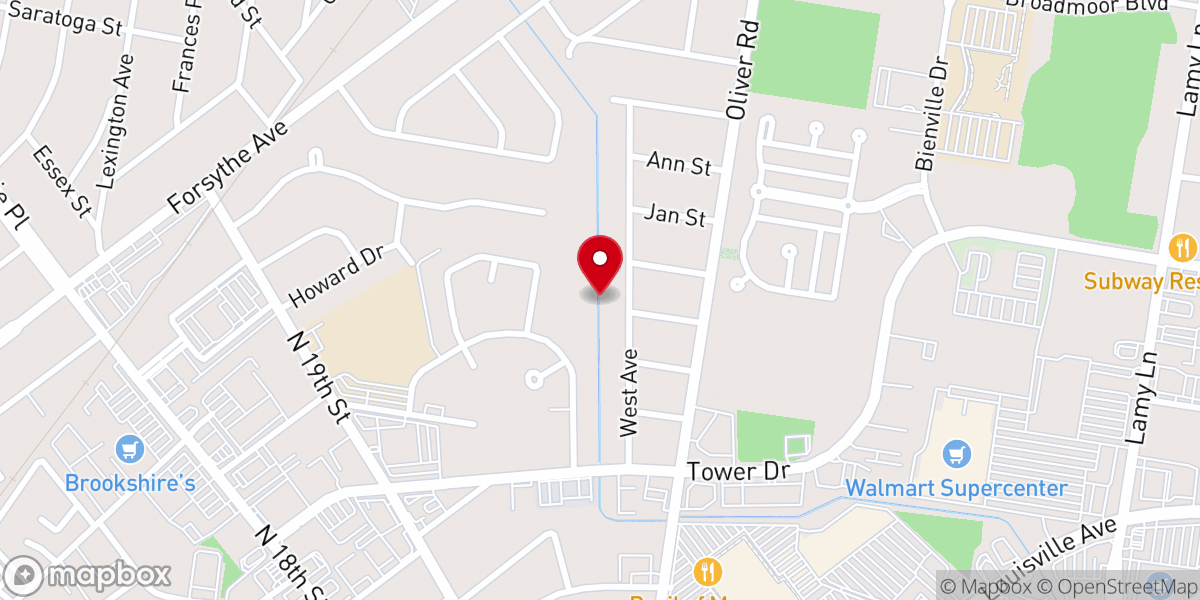 Map showing location of Faith Tabernacle Church Inc