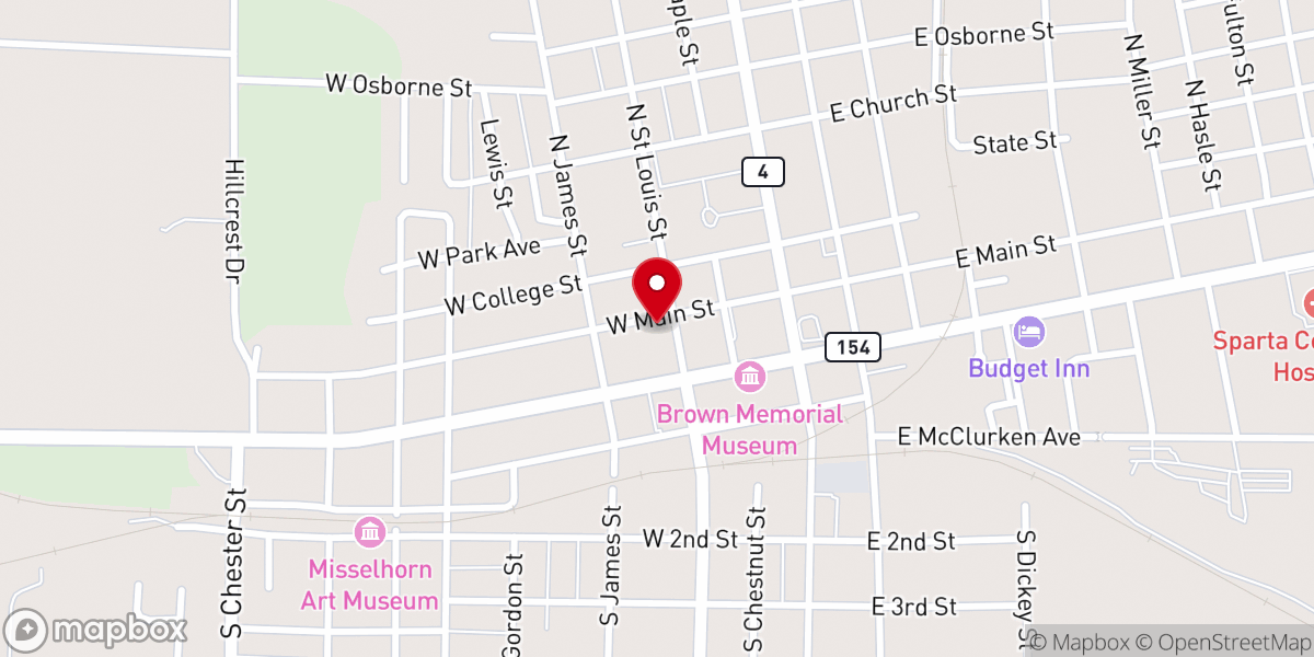 Map showing location of The Orchid House