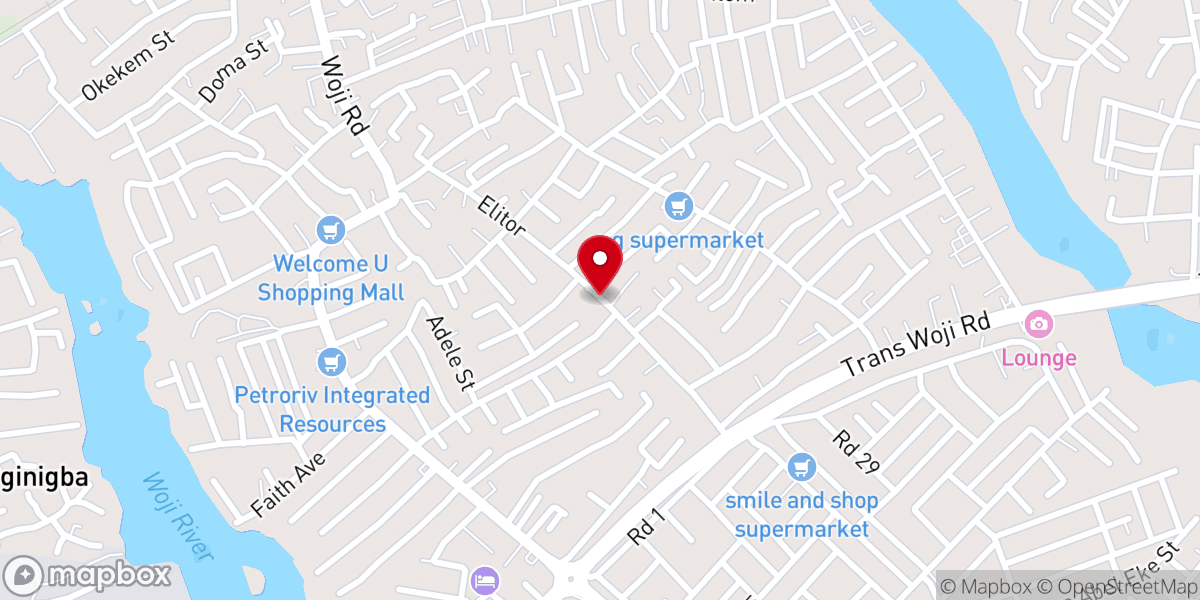 Map showing location of LIVING FAITH CHURCH SLAUGHTER