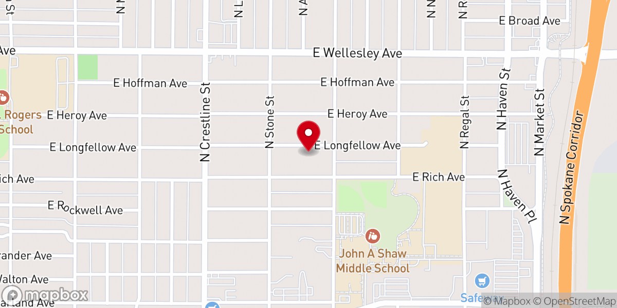 Map showing location of Universal Compassion Foundation