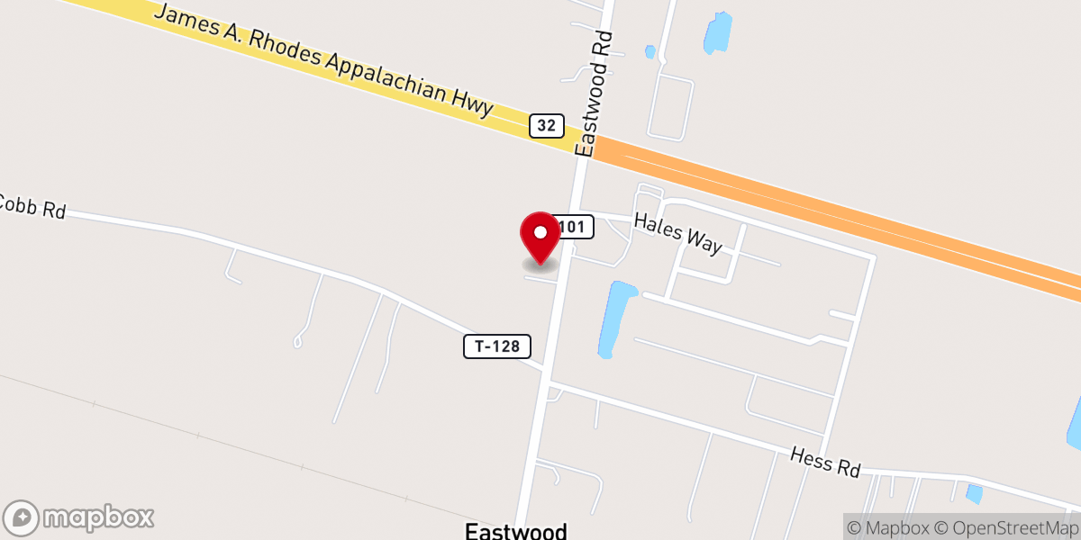 Map showing location of True Life Christian Church