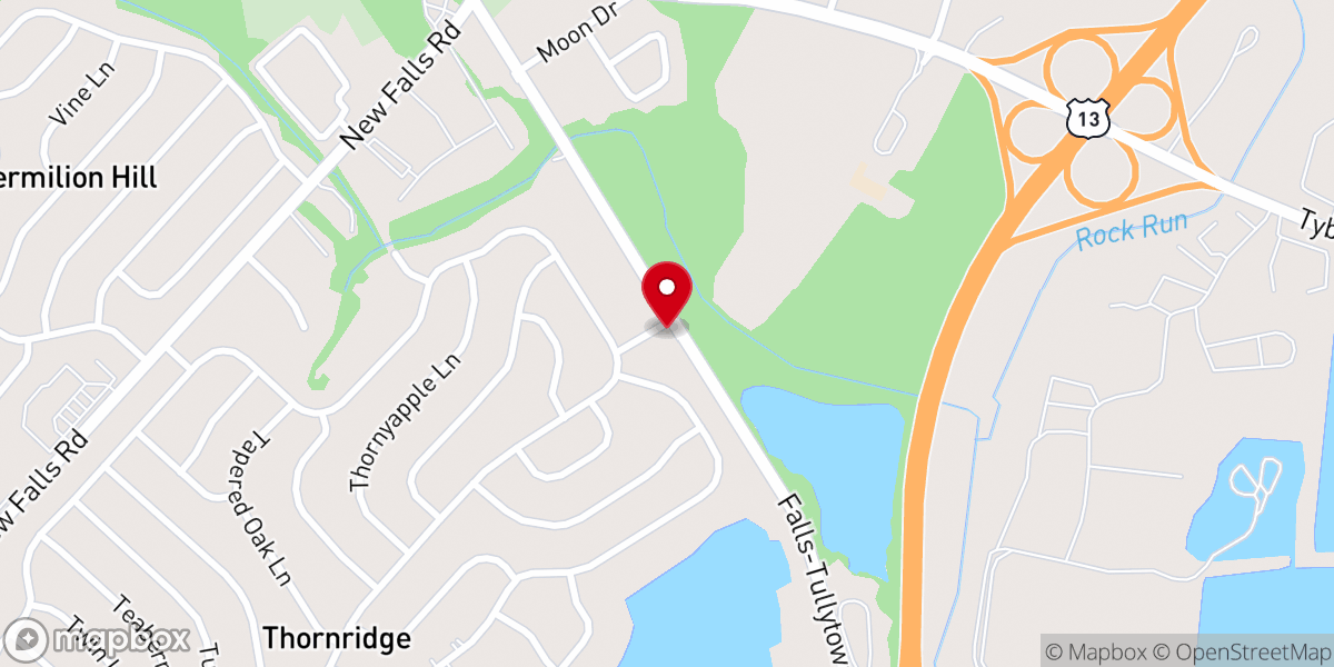 Map showing location of Thornridge Community Church