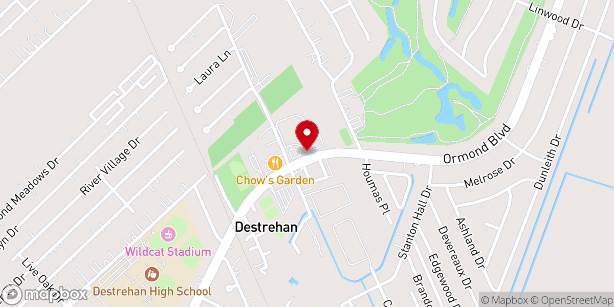 Map showing location of Covenant World Outreach Center