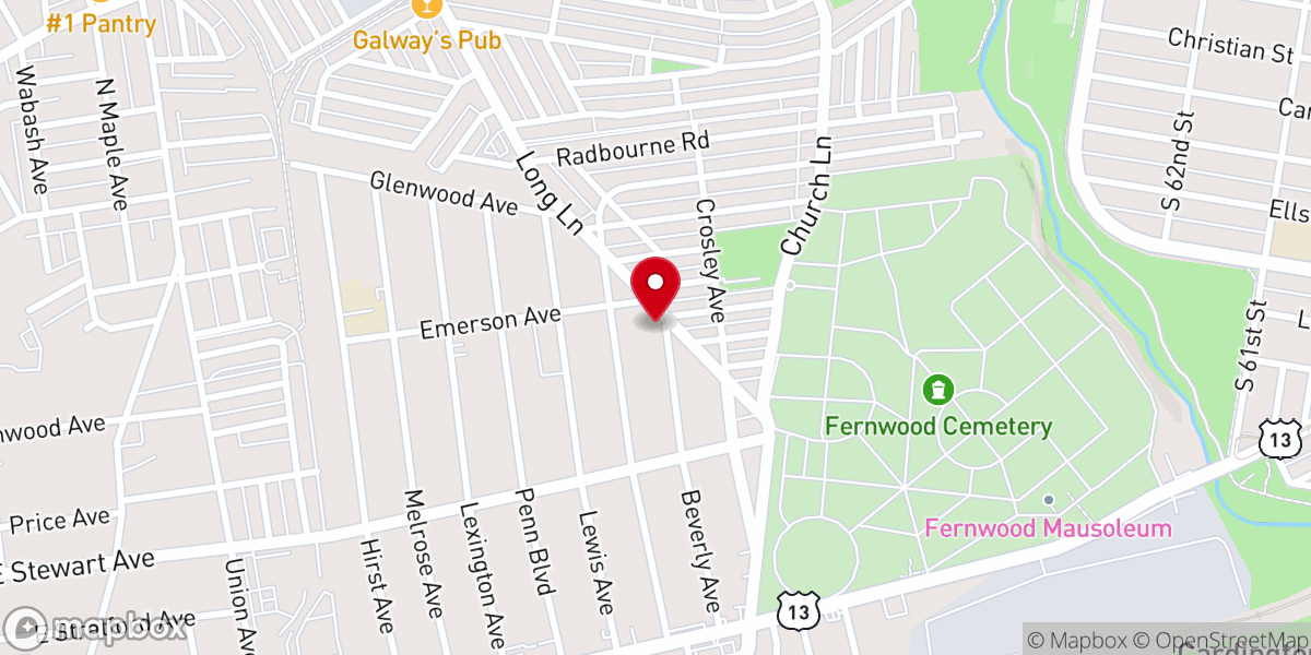 Map showing location of House-Prayer Pentecostal Church