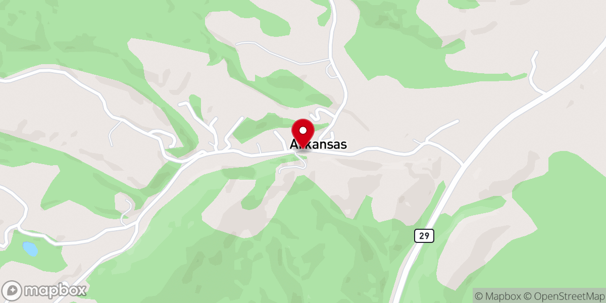 Map showing location of Zion Lutheran Church