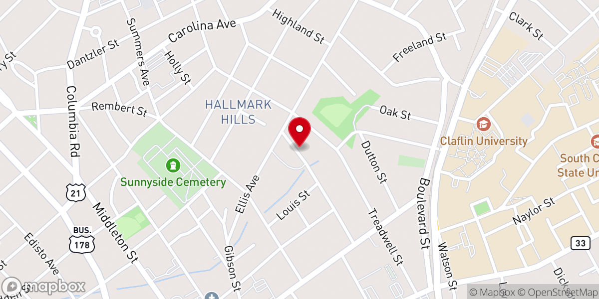 Map showing location of Our Father's House
