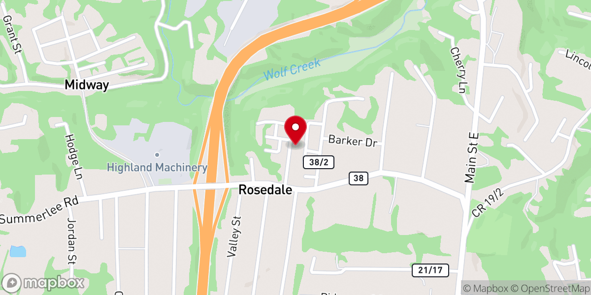 Map showing location of New Life Ministries