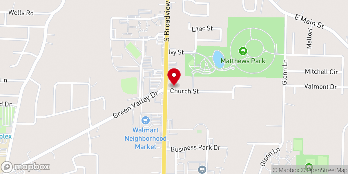Map showing location of Lifesong Baptist Church
