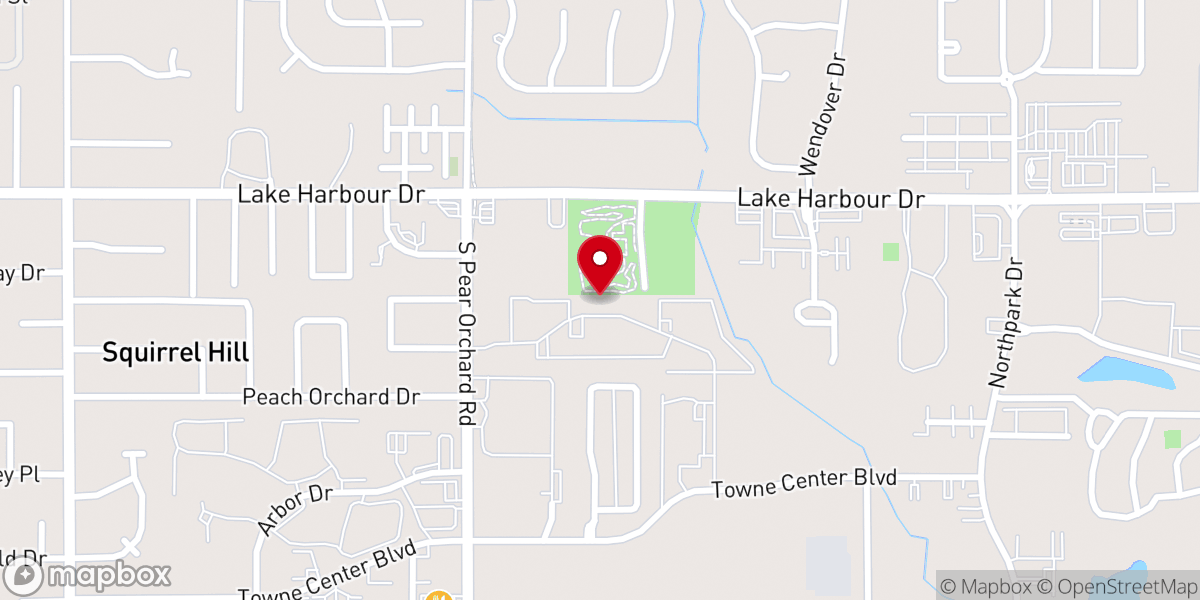Map showing location of Metro East Church of Christ