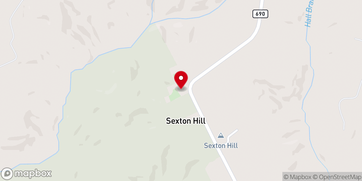 Map showing location of Menokin Church