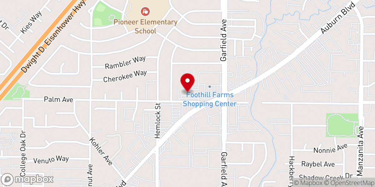 Map showing location of Bread of Grace Ministries