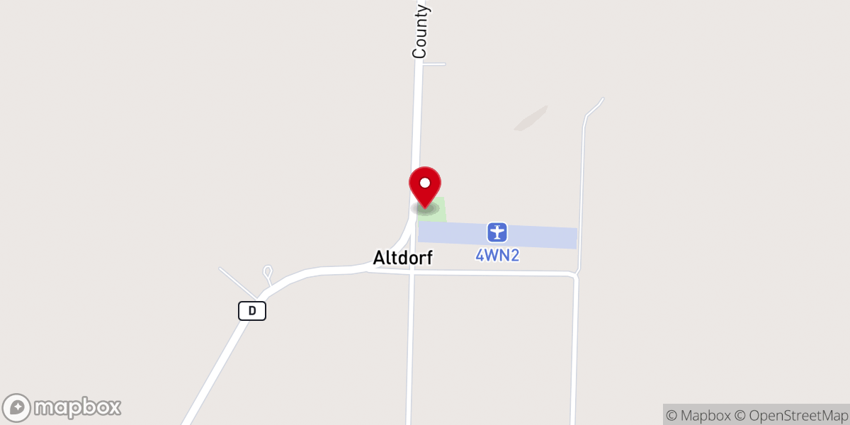 Map showing location of St. Joseph Catholic Chapel (Altdorf)