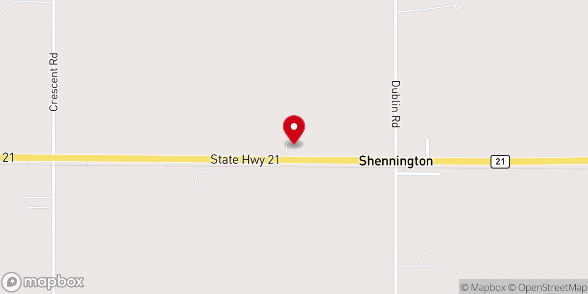 Map showing location of St Peters Lutheran Church