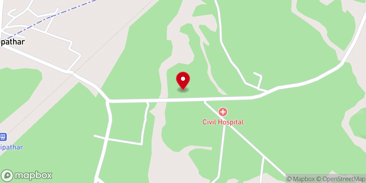 Map showing location of Corpus Chrsiti Catholic Church
