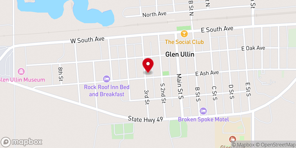Map showing location of Evangelical Congregational Worship