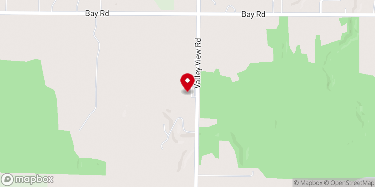Map showing location of Zion Lutheran Church