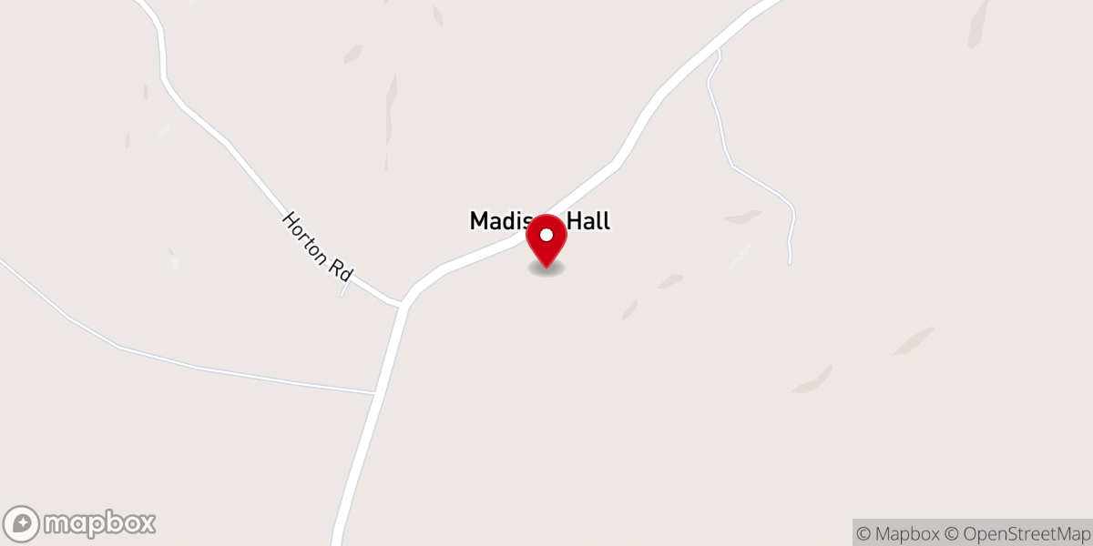 Map showing location of Madison Baptist Church
