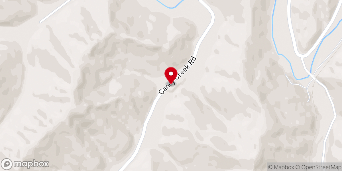 Map showing location of Mayflower Unity Baptist Church
