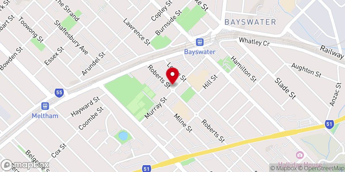 Map showing location of St Augustine's Anglican Church
