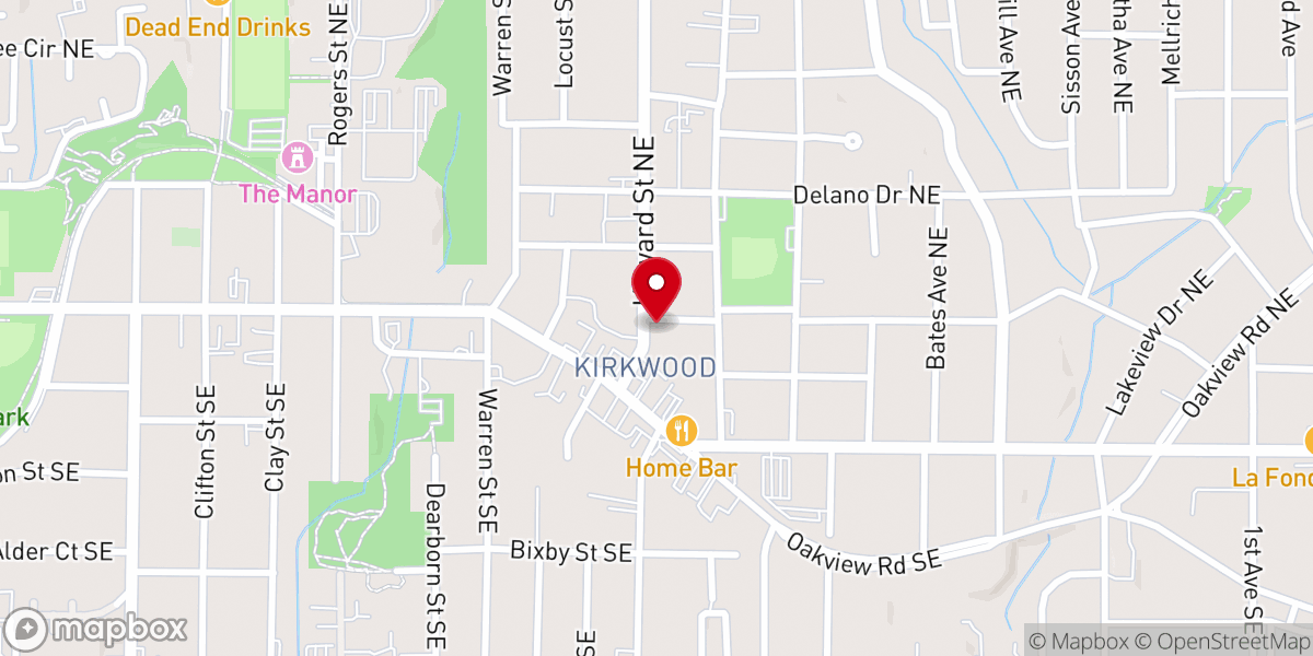 Map showing location of Faith Tabernacle Baptist Church