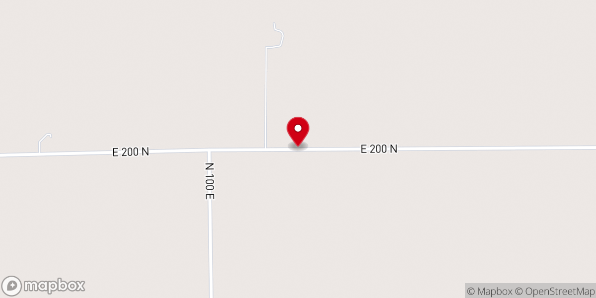 Map showing location of Jay County Retirement Center