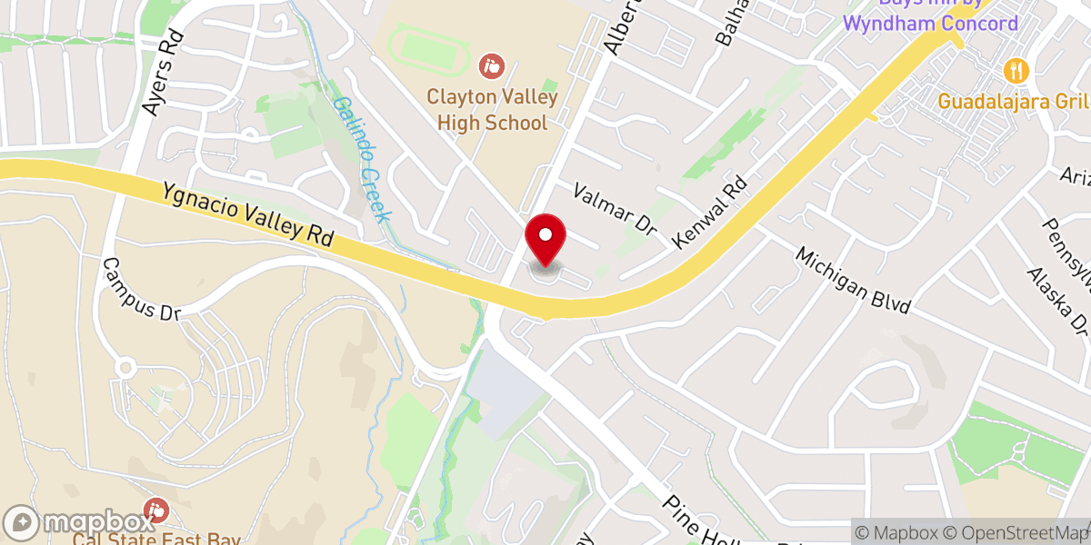 Map showing location of Holy Cross Lutheran Church