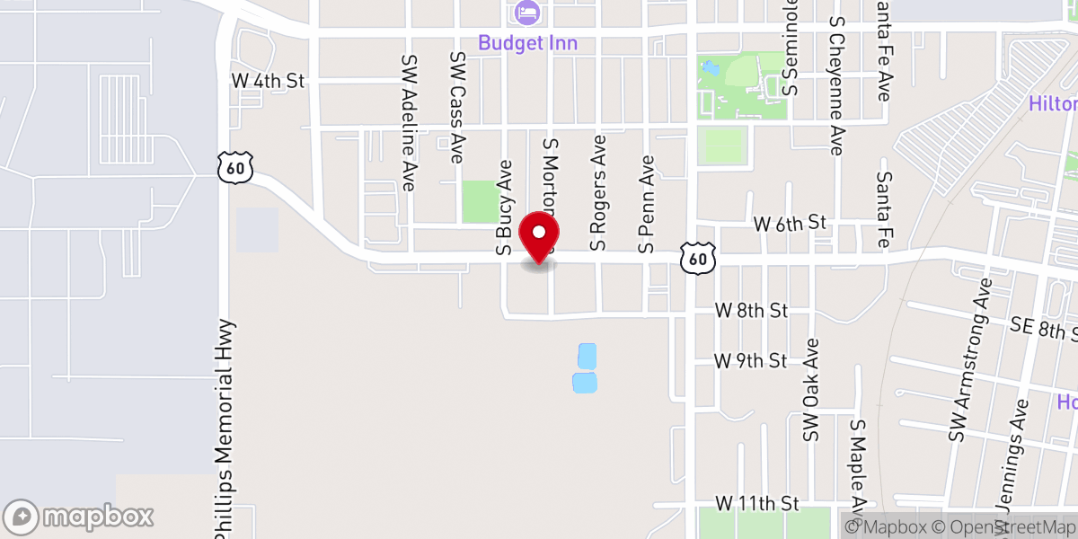 Map showing location of Miracle Temple Church Of God in Christ