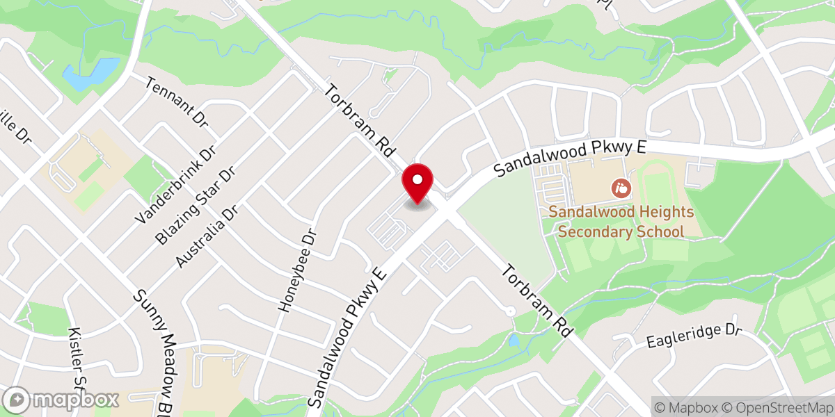 Map showing location of St. Marguerite d'Youville